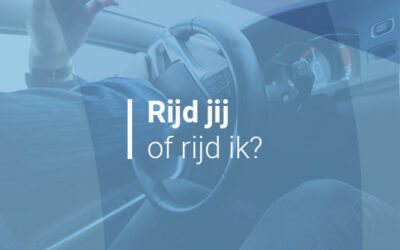Rijd jij of rijd ik?