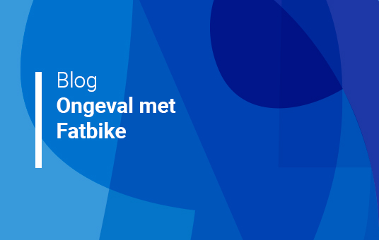 Ongeval met fatbike